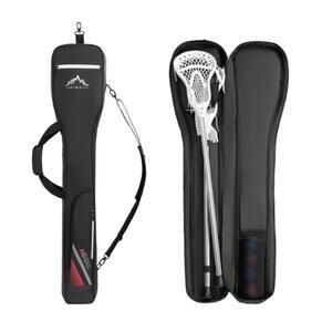 Outdoors Lacrosse Stick Bag Holds 2 Sticks with Cooler Pocket